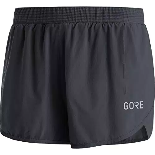 GORE WEAR Kurze Herren Laufhose Split Shorts Schwarz