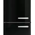 Gorenje Retro Collection ONRK 619 DBK-L Retro Kühl-Gefrierkombination / 194 cm/Inverter Kompressor/NoFrost Plus/IonAir/CrispZone/Kühlteil 204 l/Gefrierteil 96 l/EEK D/schwarz