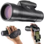 Gosky 12x50ED High Definition Monokular - Neuestes wasserdichtes Teleskop-BAK4 Prisma für Vogelbeobachtung Camping Reisen