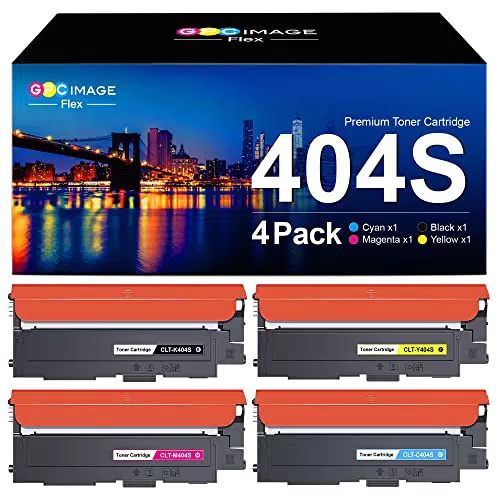 GPC Image Flex P404S Tonerkartusche, Kompatibel für Samsung 404S CLT-K404S Toner für C480W Xpress C480FW C430W C480 C430 C48X C43X Drucker