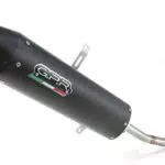 GPR Auspuff für SUZUKI BURGMAN AN 650 2002/12 Komplettanlage zugelassen für Scooter Serie Furore schwarz
