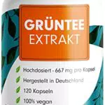 Grüntee Extrakt 120x Grüner Tee Kapseln - 1333 mg pro Tag