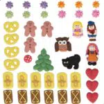 Günthart 41 Hexenhaus Figuren für ein Hexenhaus Lebkuchen Haus
