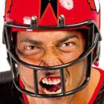 Guirca 13404 American Football Helm, Rot