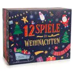 GUTTER GAMES Spiele zu Weihnachten, 12 Urkomische, Festliche Partyspiele
