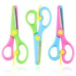 HAKACC Kinderschere, 3 Stück Kinder Bastelschere Vorschule Training Schere Kinder Sicherheit Schere Art Craft Schere