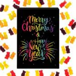 Hallingers Gummibärchen Adventskalender handmade, mit Fruchtsaftbärchen - Rainbow - zu Weihnachten