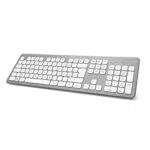 Hama Kabellose Tastatur KW-700 silber, weiß