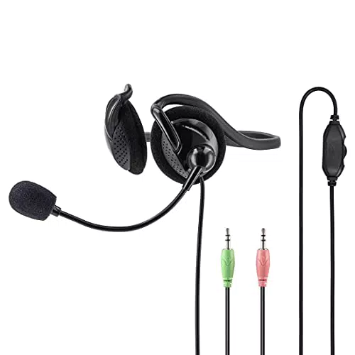 Hama PC Headset mit Nackenband schwarz