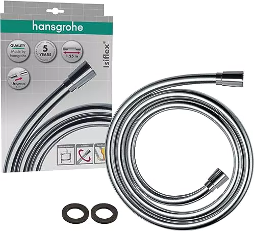 hansgrohe Isiflex - universal Duschschlauch 1, 25m, mit Verdrehschutz