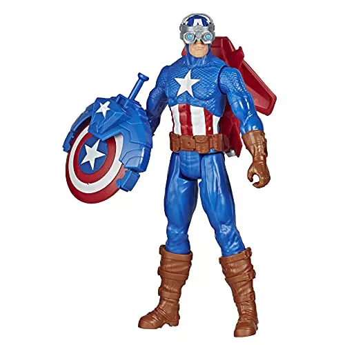 Hasbro E7374 Avengers Titan Hero Serie Blast Gear Captain America