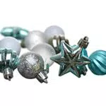 Heitmann Deco Christbaumkugeln - 44 TLG. Set - Kugeln - Sterne - Weihnachtsschmuck - türkis