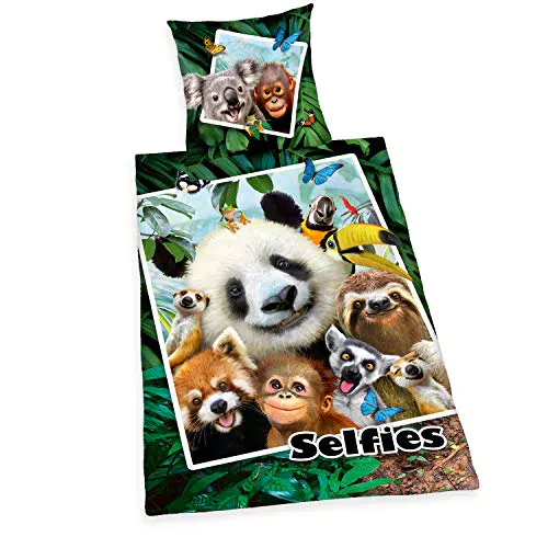 Herding Selfies Bettwäsche-Set, Cotton, Mehrfarbig