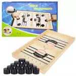 Herefun Hockey Brettspiel Spielzeug mit 20 Schachfiguren