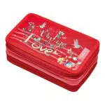 herlitz 50038763 31-teiliges TriCase, Vintage Love, 1 Stück
