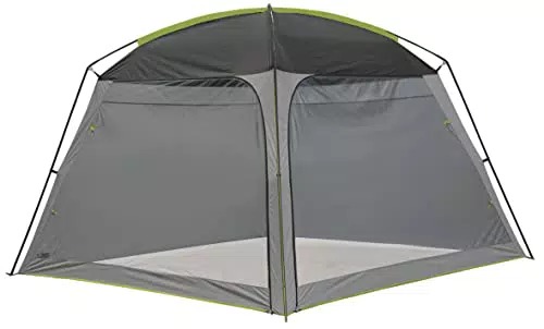 High Peak Unisex  Erwachsene Pavillon 3x3m, hellgrau-dunkelgrau-Lime