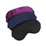 Hochoek Seidene Schlafmaske Augenmaske Augenschirm - 100% Seide Soft Verstellbares Band Schlafmaske