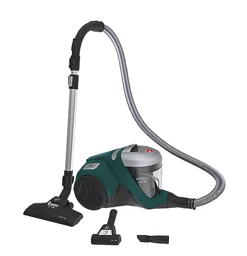 Hoover Bodenstaubsauger mit HEPA-13-Filter & Tierhaar-Düse beutelloser Staubsauger mit XL-Staubbehälter leiser Zyklon-Staubsauger