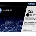 HP 15X Schwarz Original Toner mit hoher Reichweite für HP Laserjet 1000