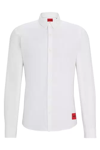 HUGO Herren Ero3-w2 Hemd, Open White199, L EU