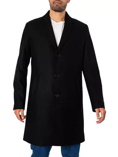 HUGO Herren Malte2341 Coat, Black1, 52 EU