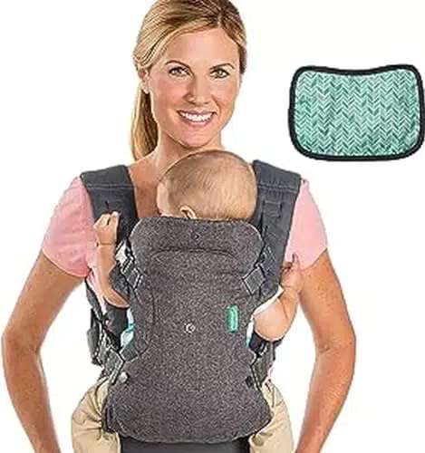 Infantino Flip Advanced 4-in-1-Trage mit Lätzchen ergonomisch