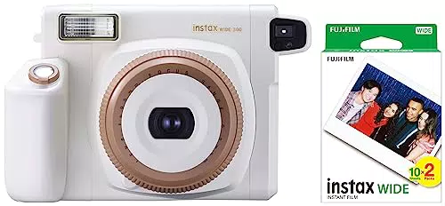 instax Wide 300 Sofortbildkamera, Toffee & Wide Film