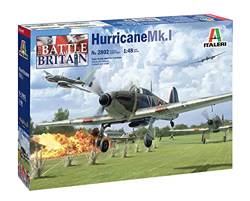 Italeri 2802S 1:48 Hurricane Mk.I, originalgetreue Nachbildung