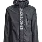 JACK & JONES Men's JCOLOGAN Light Jacket SN Jacke, Black