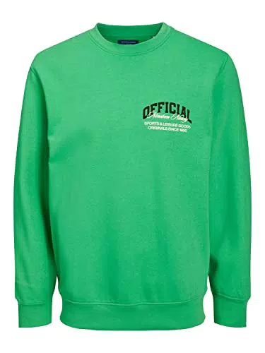 JACK & JONES Men's JORBRINK Studio Sweat Crew Neck Sweatshirt