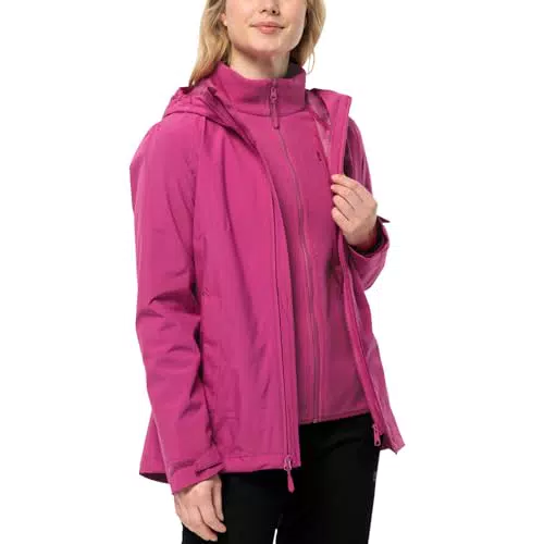 Jack Wolfskin MOONRISE 3IN1 JKT W new magenta