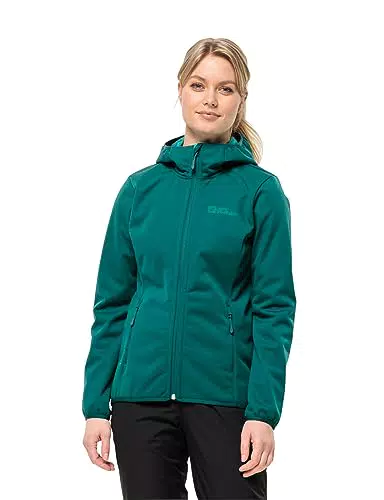 Jack Wolfskin WINDHAIN HOODY W, sea green