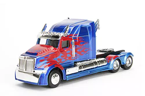 Jada Toys Transformers T5 Optimus Prime, Western Star 5700 Ex Phantom