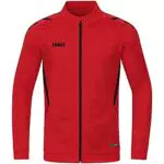 JAKO Herren Jacket Polyesterjacke Challenge, rot/schwarz
