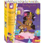 Janod - From 7 years old - Creative Sequin Kit to Embroider One Thousand and One Nights - Les Ateliers du Calme - Dexterity and Concentration - J07823