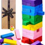 Jaques of London Farbe Wackelturm perfekt Spiele ab 2 3 4 Jahren und großartig lernspielzeug ab 2 3 4 Jahren