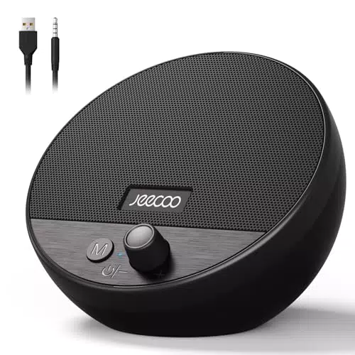 Jeecoo A10 PC Lautsprecher, USB-betriebene Computer Lautsprecher mit 3