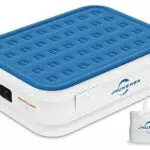 JHUNSWEN Luftmatratze 2 Personen, Selbstaufblasend Luftbett mit elektrischer Pumpe