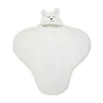 Jollein Wickeldecke Bunny 100x105cm - Off-Weiß