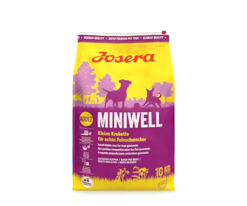 JOSERA Miniwell, Hundefutter für kleine Rassen, extraverträgliche Rezeptur mit Geflügel