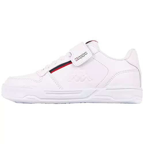 Kappa Unisex Kinder Marabu Ii Kids Sneaker, 1020 white/red