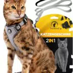 Katzengeschirr Set mit Leine für kontrollierte Freiheit - Komfortabel
