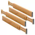 Kesper, Schubladentrenner 4er Pack, Material: Bambus
