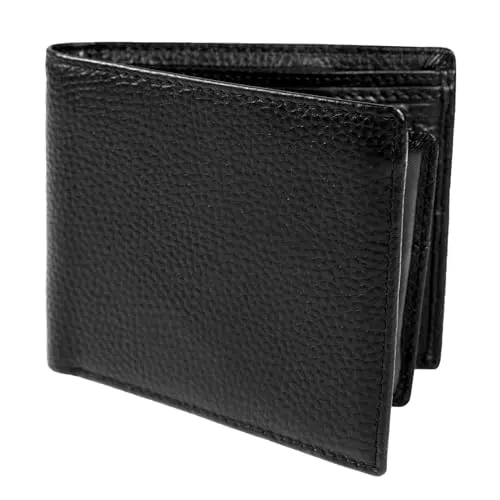 KEVIAN Geldbörse Herren Portmonee Herren Muti-Functional RFID Blocking Leather Slim Wallet Geldbörsen mit 8 Kreditkarteninhabern