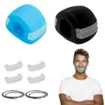 Kiefertrainer von Vorsprung, Jaw Exerciser, Jawline Trainer mit Aufbewahrungsbox Doppelkinn Übungsgerät Kiefer- schlanken Sie Ihre Wangen - Trainingsgerät Fitnessball für Hals