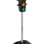 Klein Theo 2990 Ampel, Batteriebetriebene Verkehrsampel mit manuellem oder automatischem Ampelzyklus