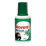 Kores KF69101 Korrekturfluid Aqua, 20 ml, weiß