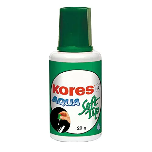 Kores KF69101 Korrekturfluid Aqua, 20 ml, weiß