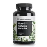 Kulturen Komplex - 21 Bakterienstämme + Bio Inulin - 180 magensaftresistente Kapseln - Laborgeprüft