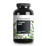 L-Arginin 365 vegane Kapseln 4500mg pflanzliches L-Arginin HCL pro Tagesdosis hochdosiert in Deutschland hergestellt & laborgeprüft